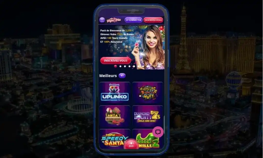 VegasPlus Casino App-schermafbeelding